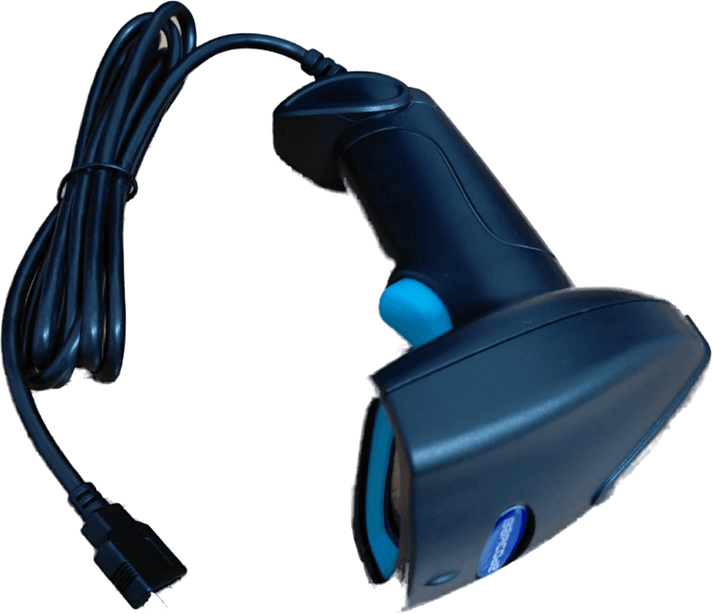 Ручной сканер штрихкодов с USB-кабелем